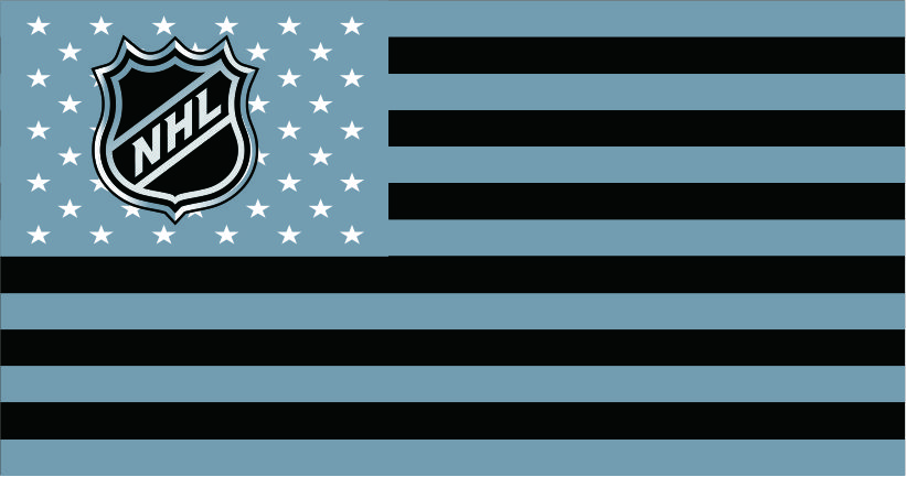 National Hockey League Flag001 logo iron on paper